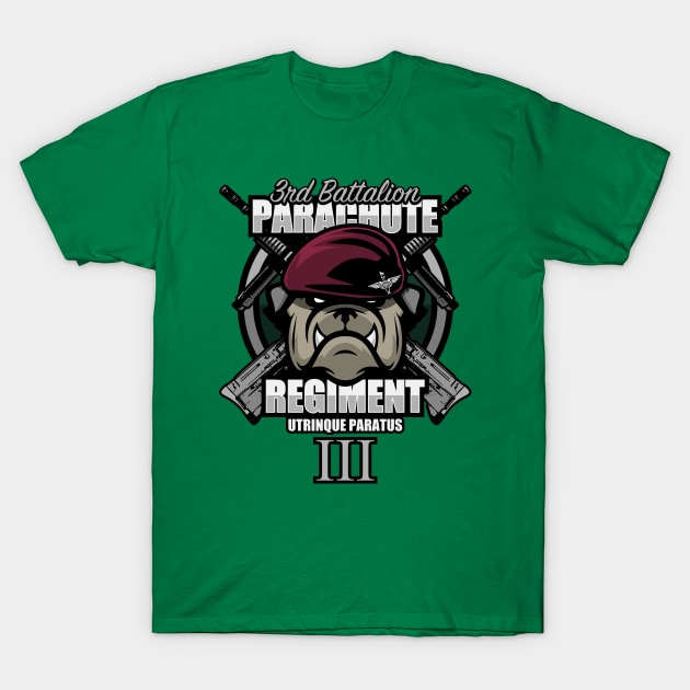 Parachute Regiment - 3rd Battalion T-Shirt by TCP